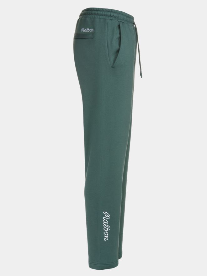 Malbon BON SCRIPT PLAID SWEATPANT lang Hose dunkelgrün
