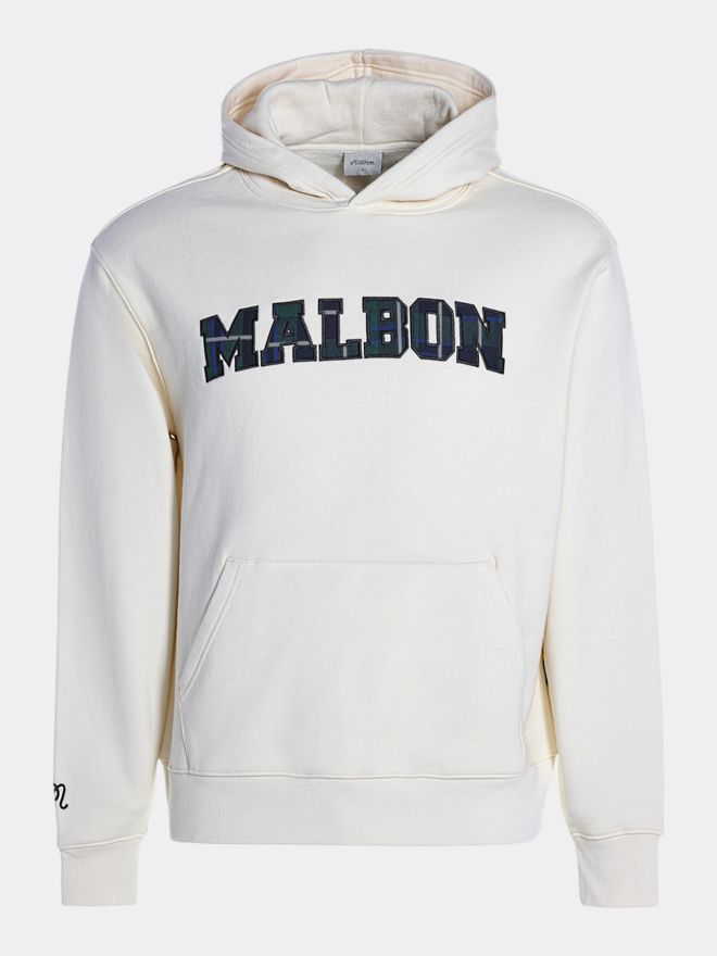 Malbon Mikina s kapucí FESQUE PRESTON ecru