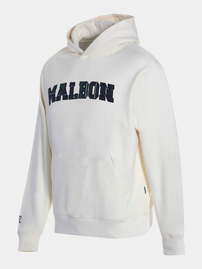 Malbon Mikina s kapucí FESQUE PRESTON ecru