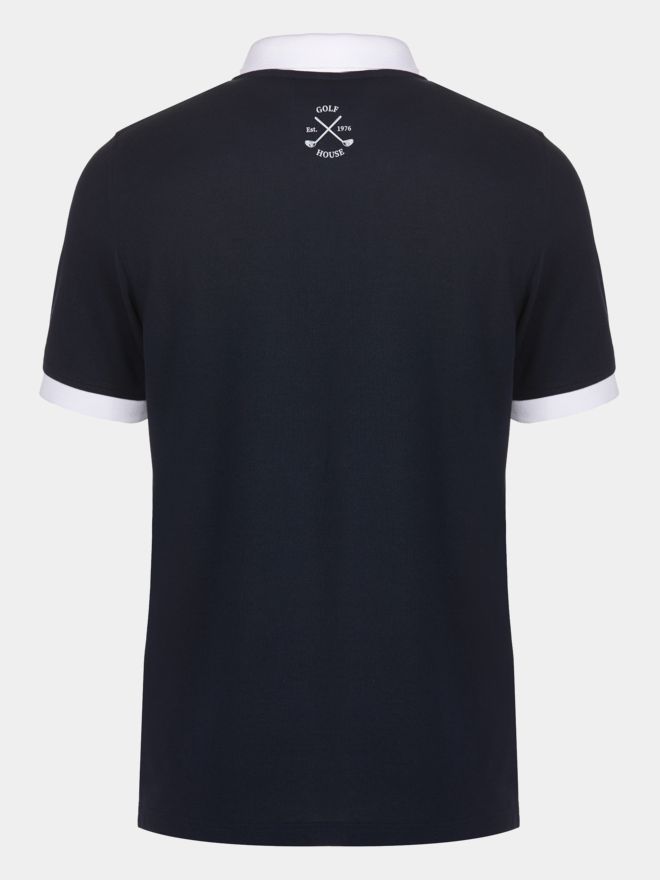 Daniel Springs polokošile s odznakem Polokošile s polovičním rukávem námořnictvo