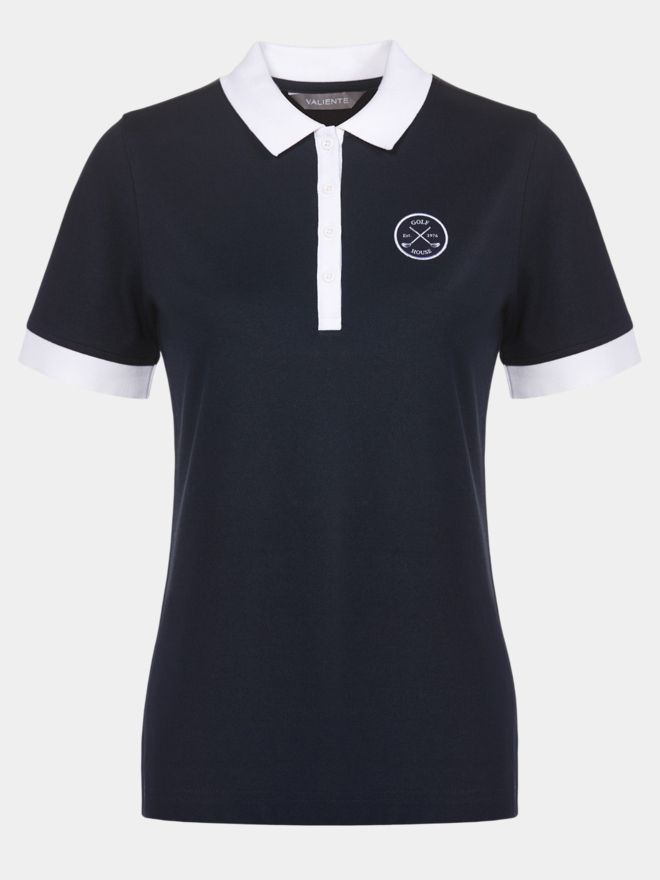 Valiente Halbarm Polo navy