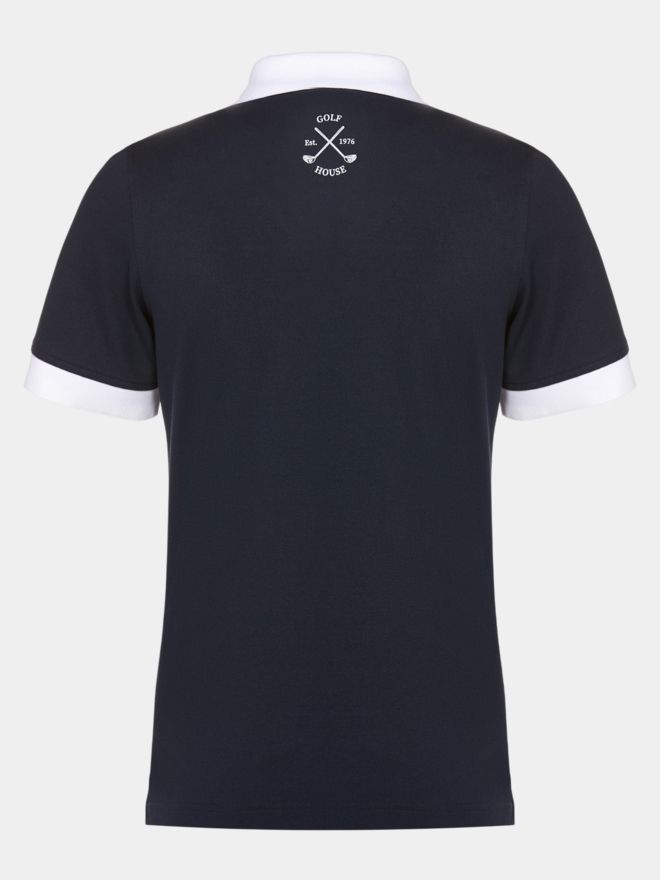 Valiente Halbarm Polo navy