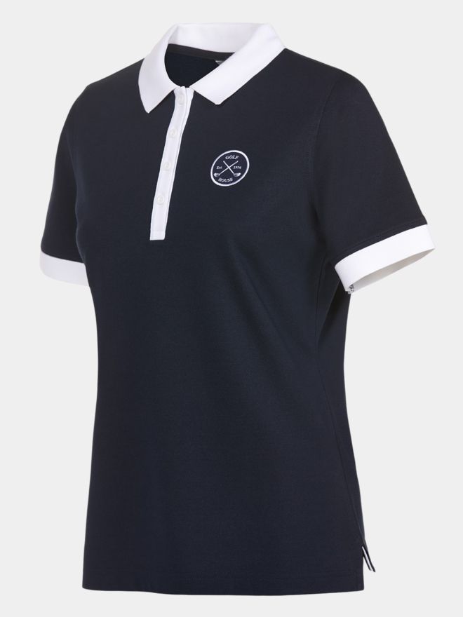Valiente Halbarm Polo navy