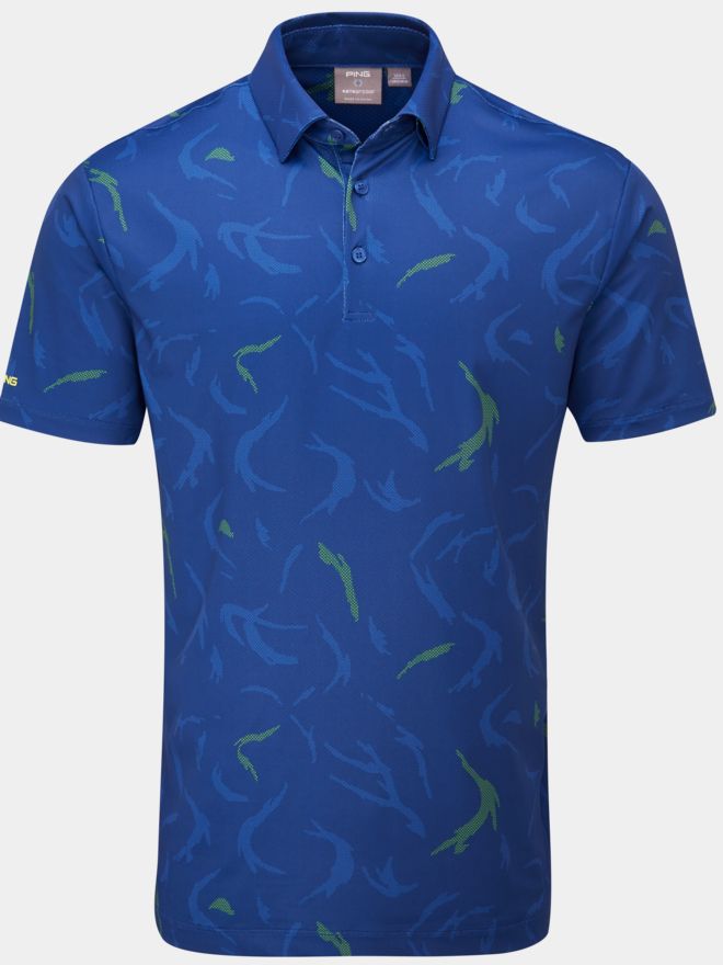 Ping Ephron Halbarm Polo blau