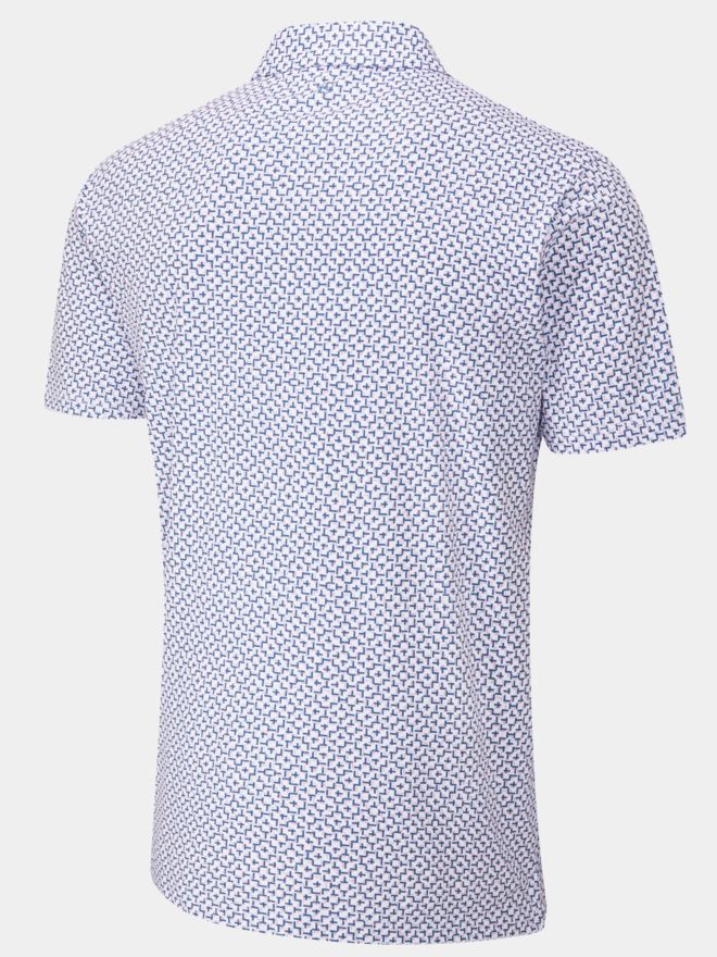 Ping Ephron Halbarm Polo weiß