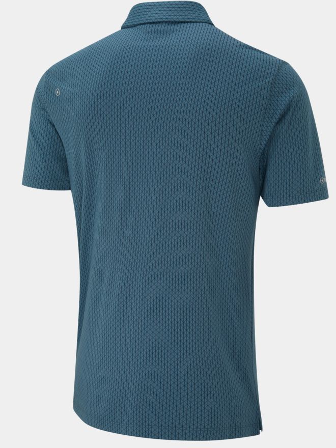 Ping Hershel Halbarm Polo blau