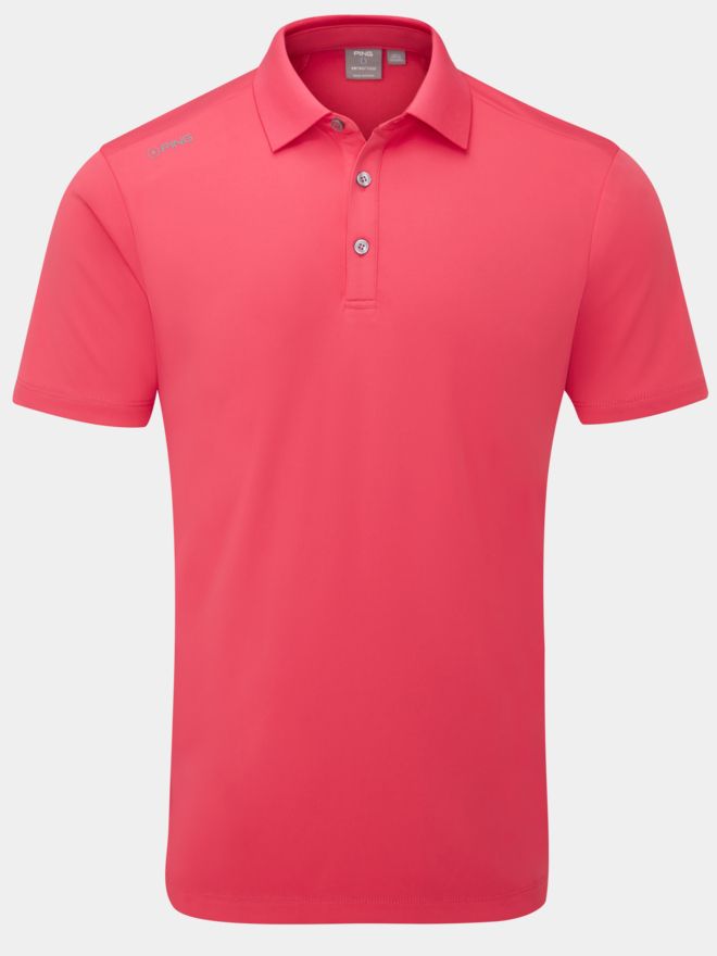 Ping Lindum Halbarm Polo pink