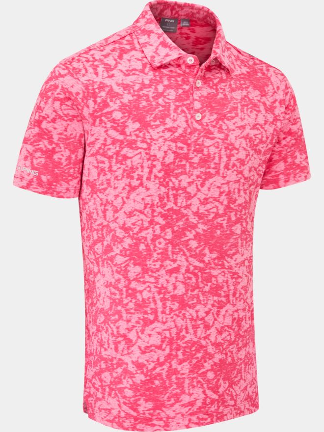Ping Marek Halbarm Polo pink