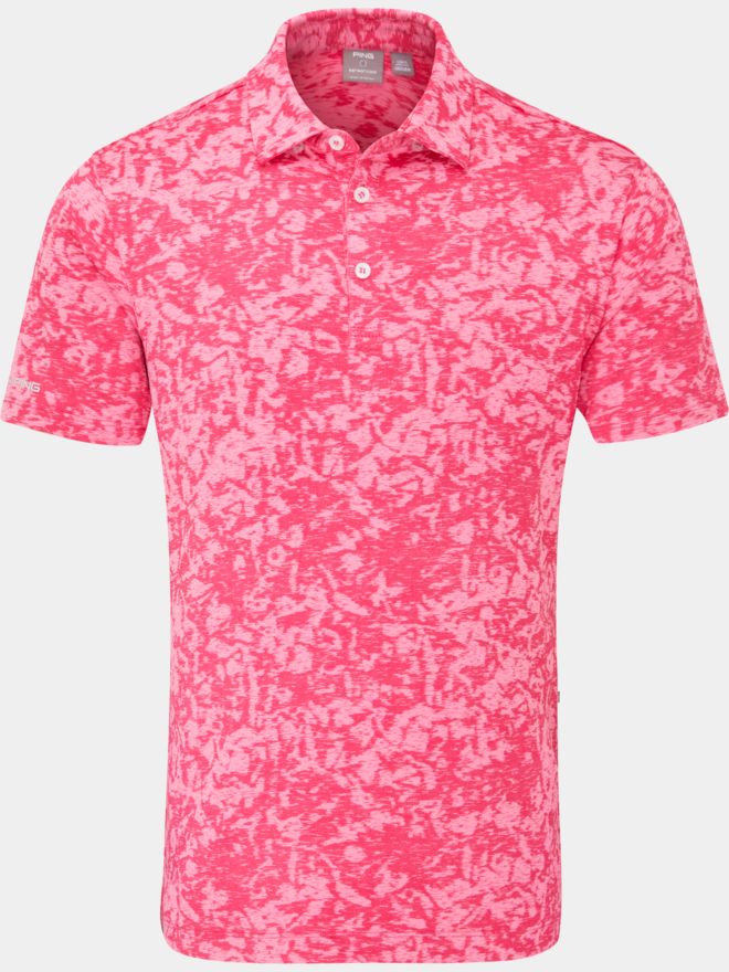 Ping Marek Halbarm Polo pink