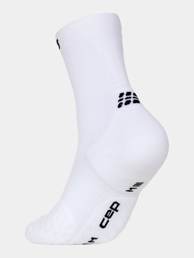 CEP Core Run Comppression Socks, Mid Cut, 5.0, Men weiß