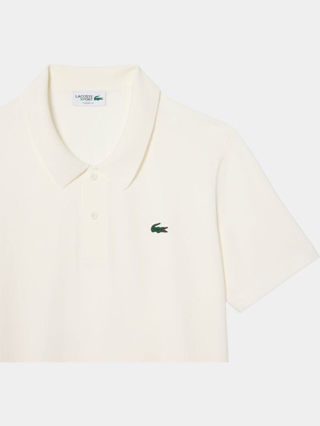 Lacoste SWEATER Strick Polo weiß