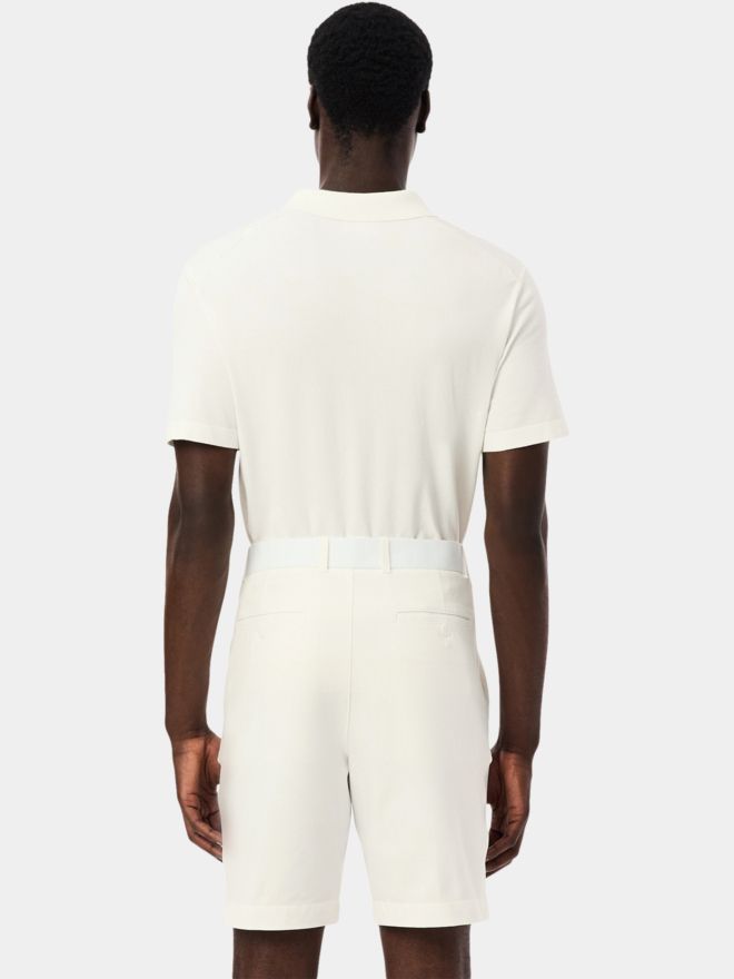 Lacoste SWEATER Strick Polo weiß