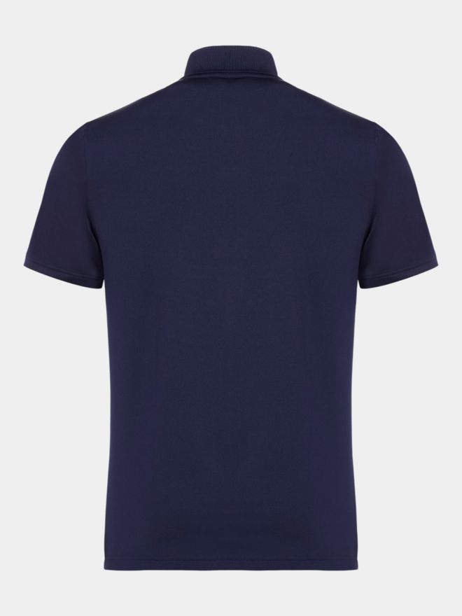 Lacoste SHORT SLEEVED RIBBED COLLAR SHIRT Halbarm Polo navy