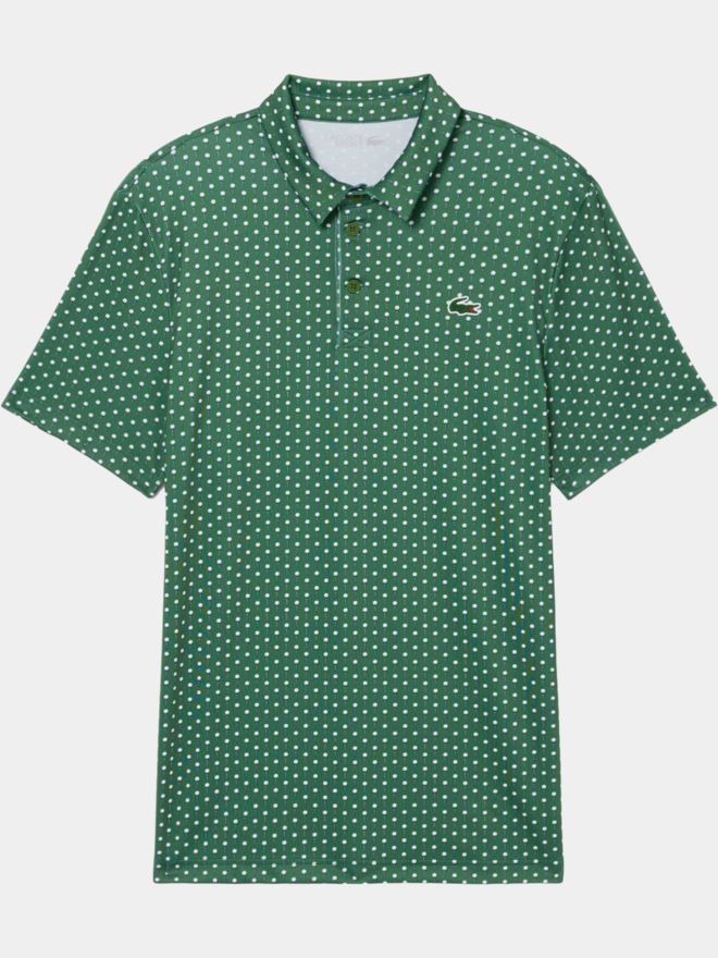 Lacoste SHORT SLEEVED RIBBED COLLAR SHIRT Halbarm Polo dunkelgrün