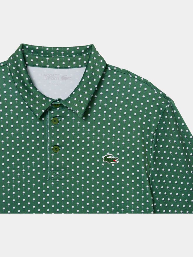 Lacoste SHORT SLEEVED RIBBED COLLAR SHIRT Halbarm Polo dunkelgrün