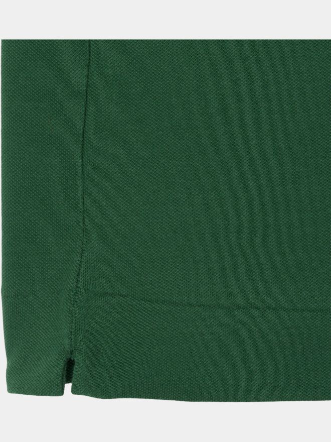 Lacoste SHORT SLEEVED RIBBED COLLAR SHIRT Half-sleeved polo dark green