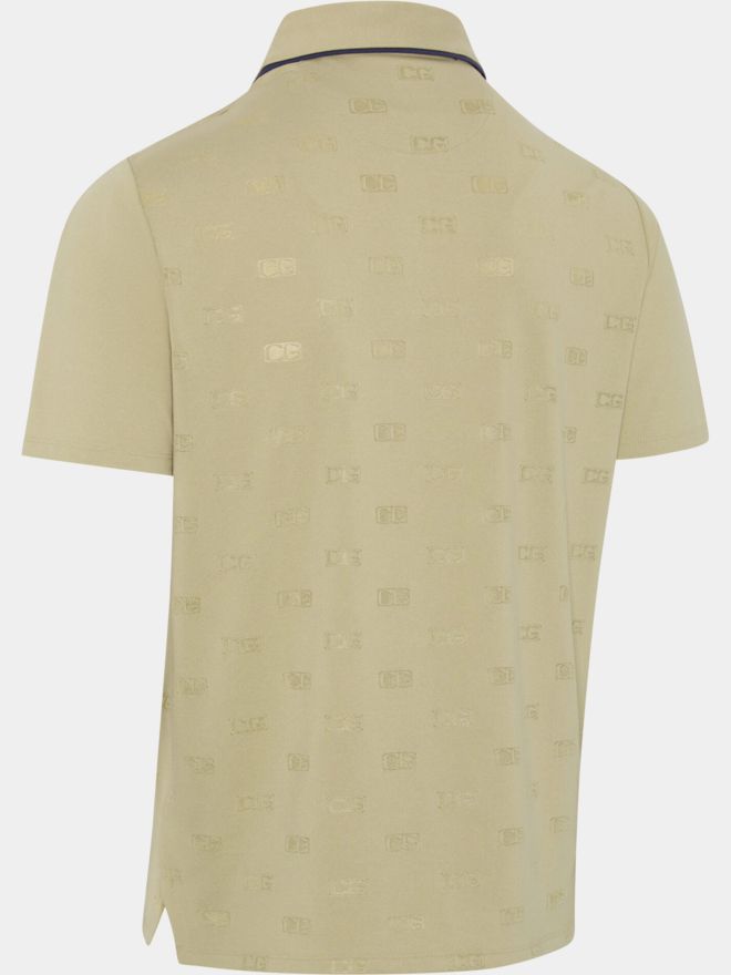 Callaway Legacy LOGO PRINTED POLO Halbarm Polo sand