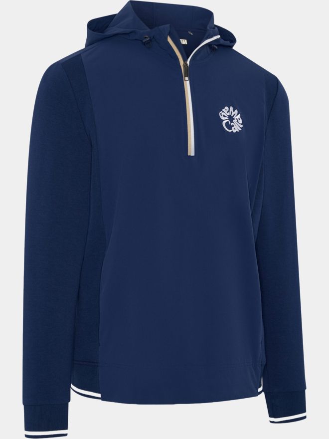 Callaway Legacy MIXED MEDIA HOODED Pullover Strick navy
