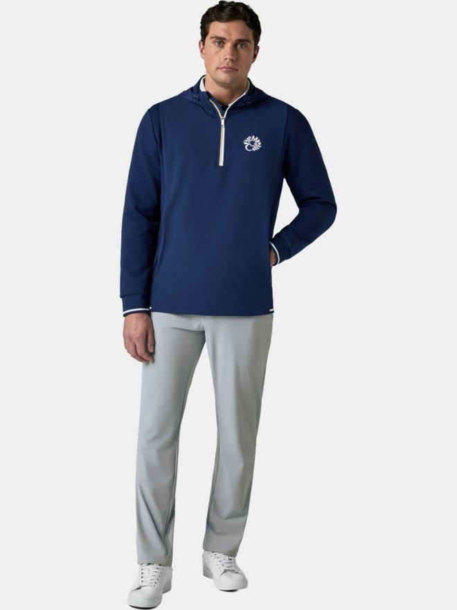 Callaway Legacy MIXED MEDIA HOODED Pullover Strick navy
