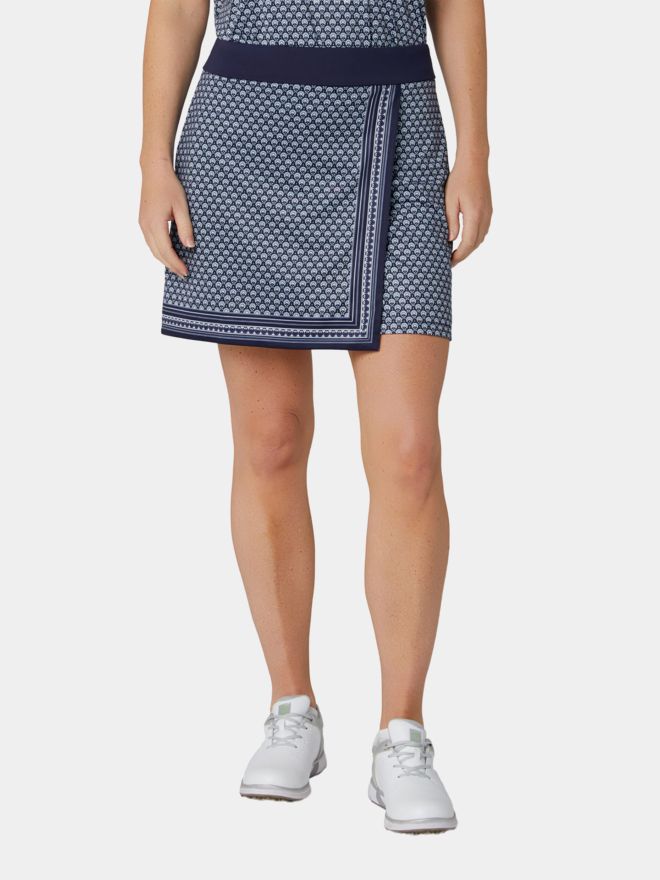 Callaway ASYMMETRICAL WRAP SK kurz Skort navy