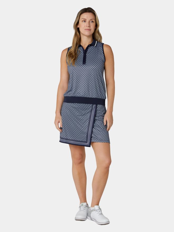 Callaway ASYMMETRICAL WRAP SK kurz Skort navy