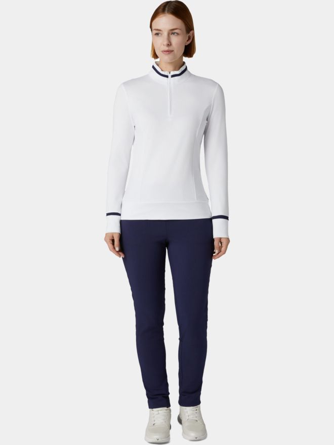 Callaway THERMAL COLORBLOCK T stretch midlayer white
