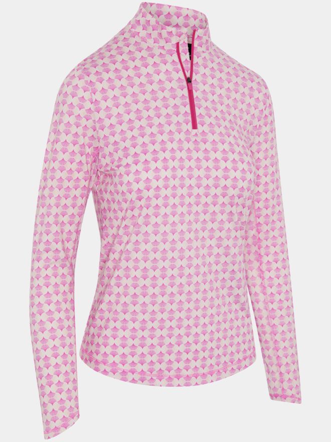 Callaway DECO GEO PRINTED SUN stretch undershirt pink