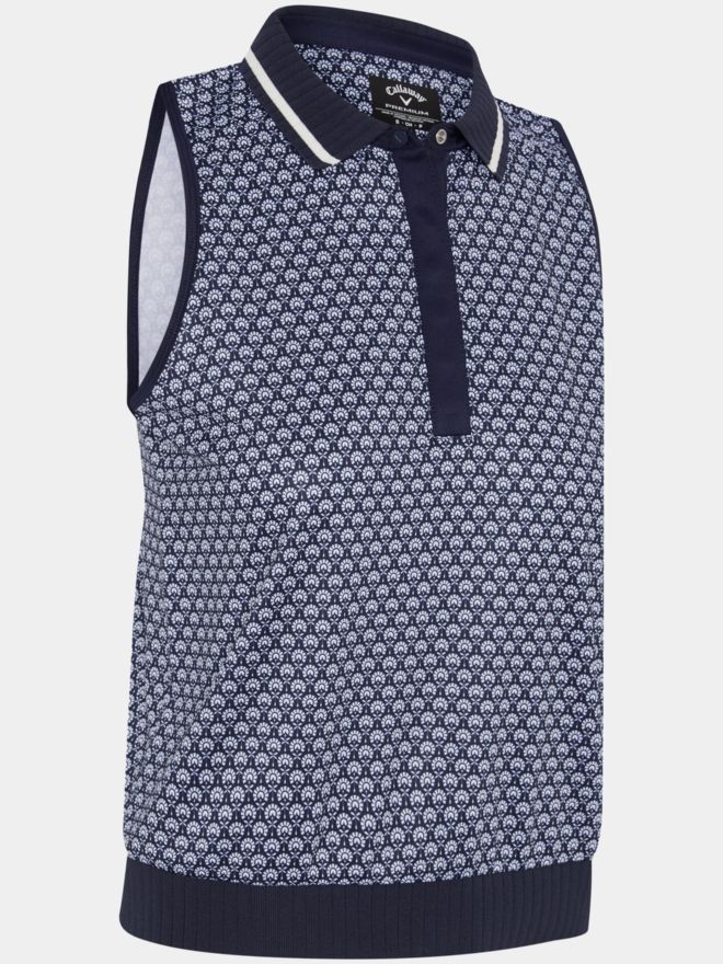 Callaway POLO without sleeves Polo navy