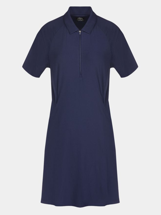 Callaway RIB ESSENTIAL DRE Halbarm Kleid navy