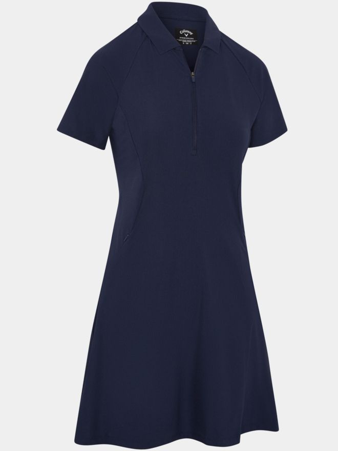 Callaway RIB ESSENTIAL DRE Halbarm Kleid navy