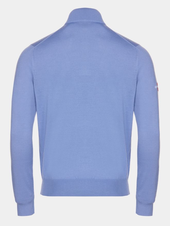 Callaway UK 1/4 ZIP MOCK Troyer Strick hellblau