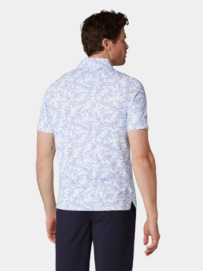 Callaway EMEA SS CHEV BOTANIC Halbarm Polo weiß