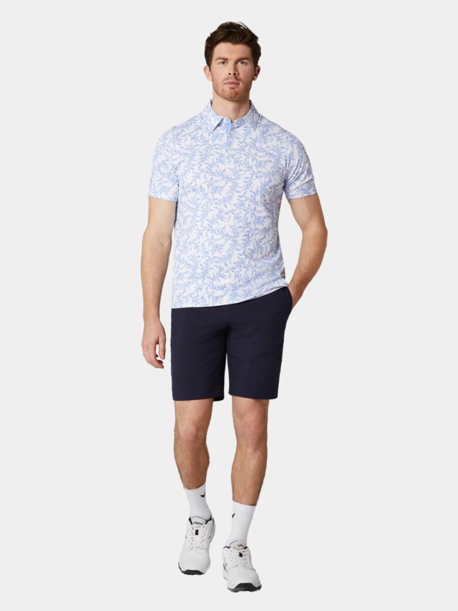 Callaway EMEA SS CHEV BOTANIC Halbarm Polo weiß