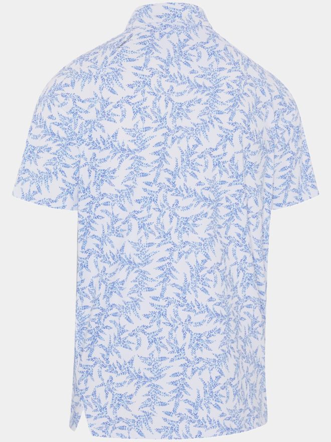 Callaway EMEA SS CHEV BOTANIC Halbarm Polo weiß