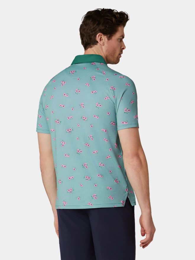 Callaway EMEA AZALEA GINGH Halbarm Polo grün