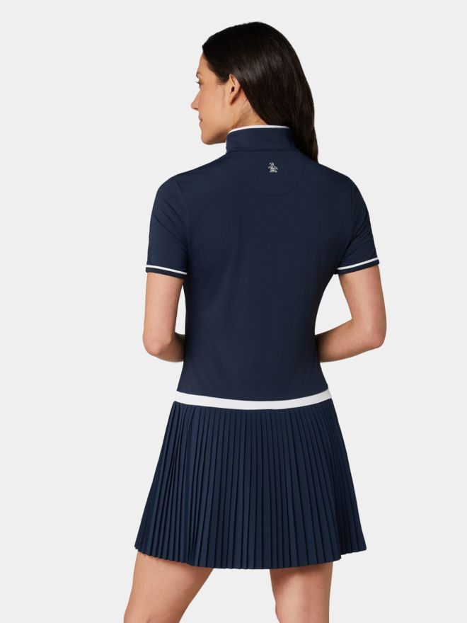 Penguin MIXED MEDIA SHORT SL Halbarm navy