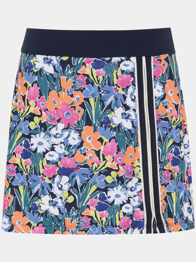 Penguin SKETCH FLORAL PLEATE kurz Skort navy