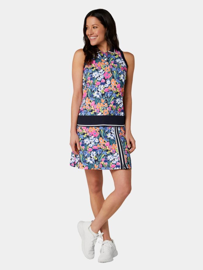 Penguin SKETCH FLORAL PLEATE kurz Skort navy