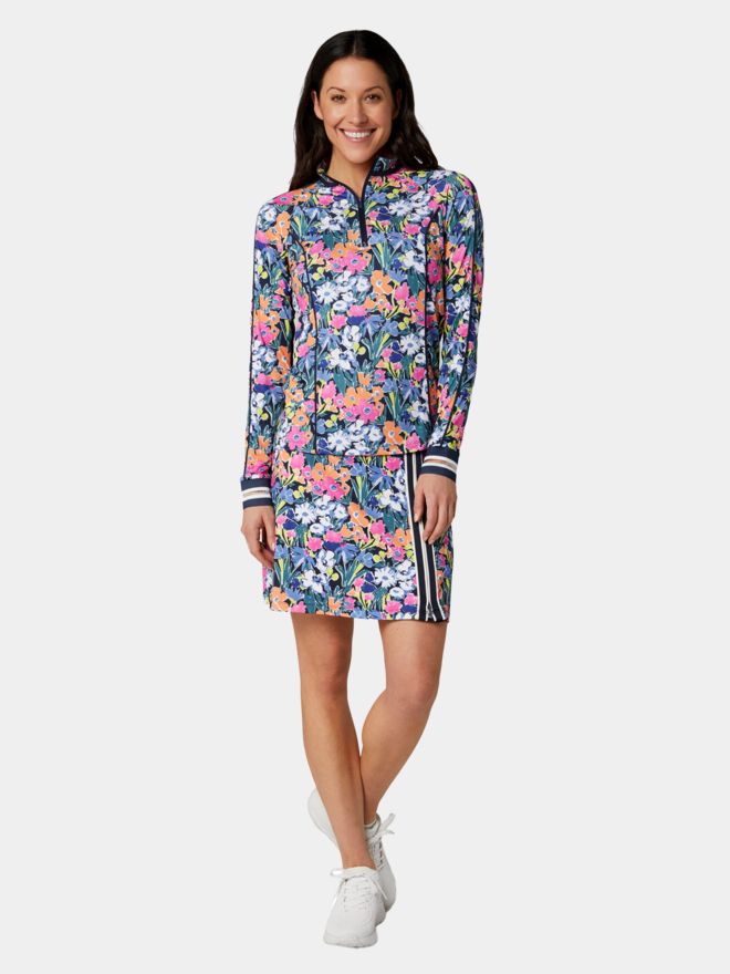 Penguin SKETCH FLORAL SUN PR Stretch M360layer navy