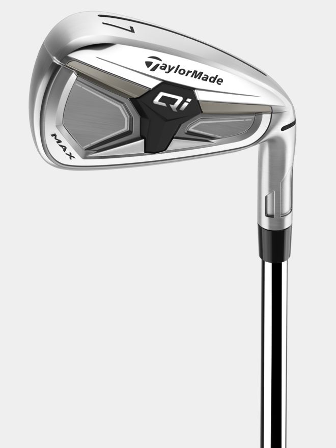TaylorMade Qi Max Eisen mit Stahlschäften Stahl, Regular