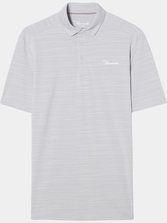 Macade Golf Flight Light Grey Shirt Halbarm Polo hellgrau