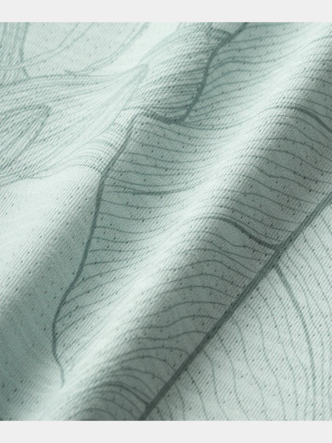 Macade Golf Flight Green Palm Shirt Halbarm Polo grün