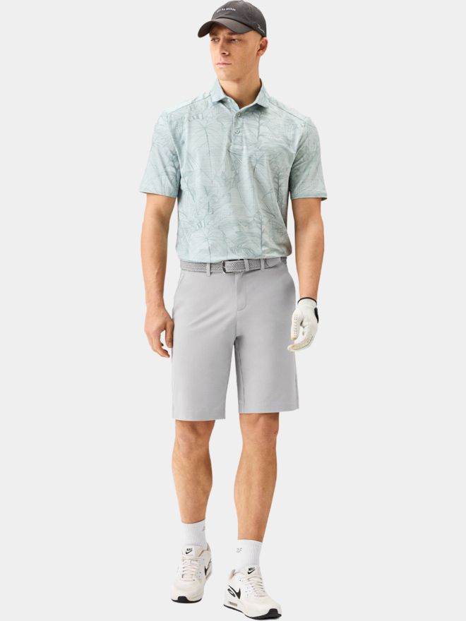 Macade Golf Flight Green Palm Shirt Halbarm Polo grün