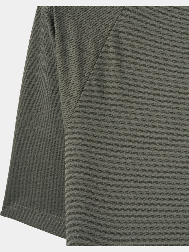 Macade Golf Crew Green TR Bomber Shirt Halbarm Polo grün