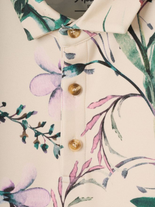 Macade Golf Badlands TX Relaxed Shirt Halbarm Polo weiß