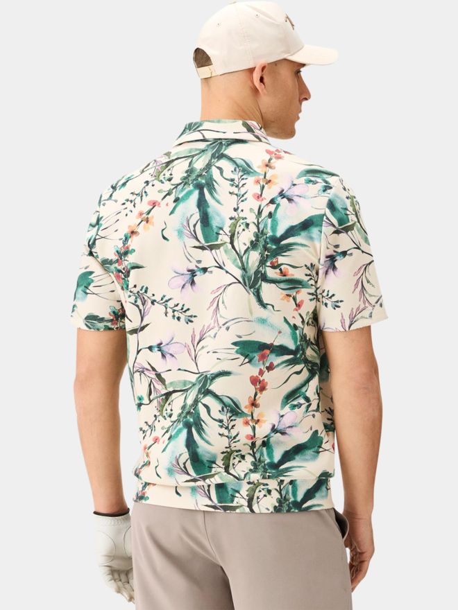 Macade Golf Badlands TX Relaxed Shirt Halbarm Polo weiß