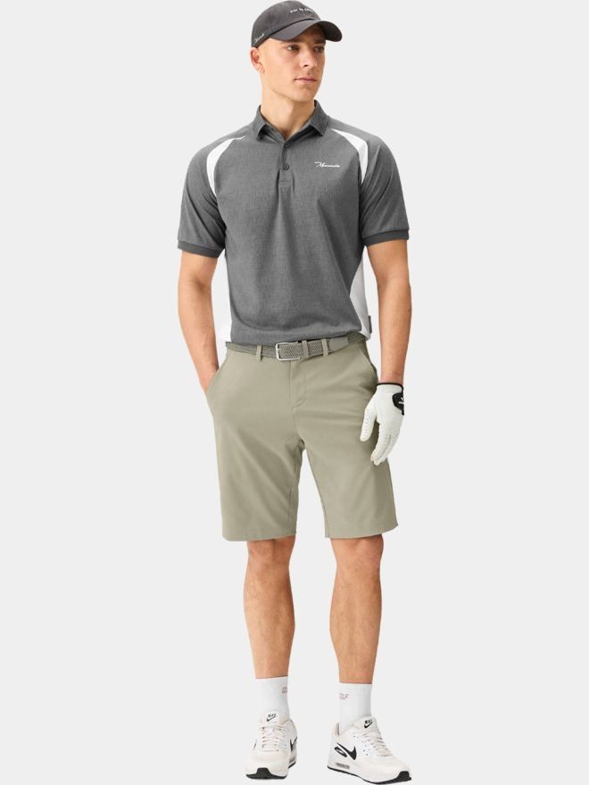 Macade Golf Jade Green Four-Way Stretch Shorts Bermuda Hose grün