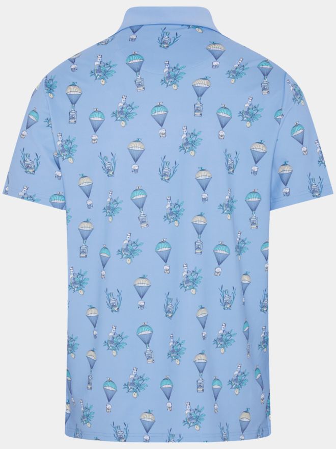 Penguin BOTANICAL DRINK POLO Halbarm Polo lila