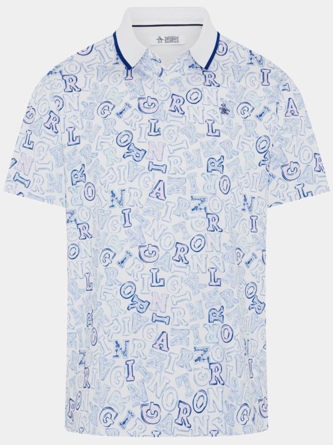 Penguin LOGO PLAY POLO Halbarm Polo weiß