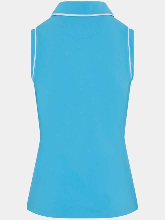 Penguin SLEEVELESS VERONICA ohne Arm Polo türkis
